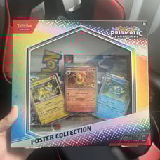 Pokemon Prismatic Evolutions poster collection box
