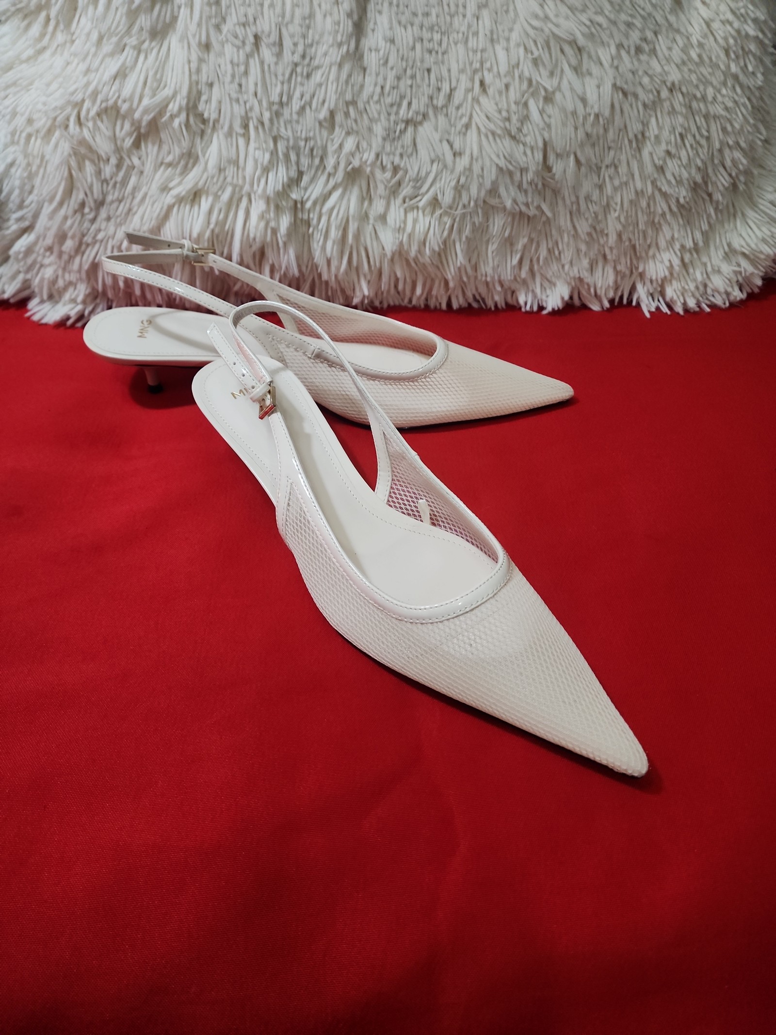 mango slingback heels