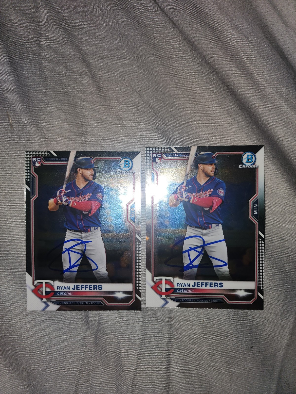 Ryan Jeffers bowman chrome rookie card auto lot