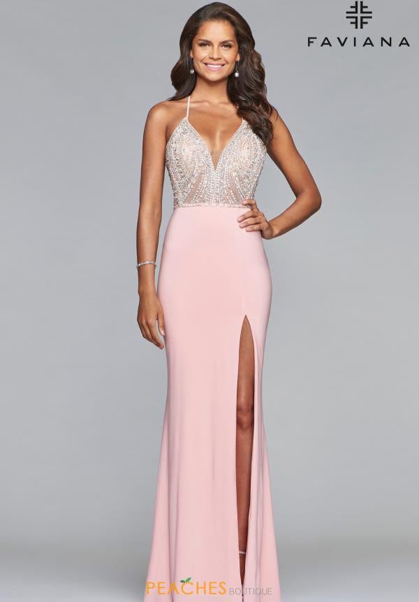 Faviana glamour prom dress