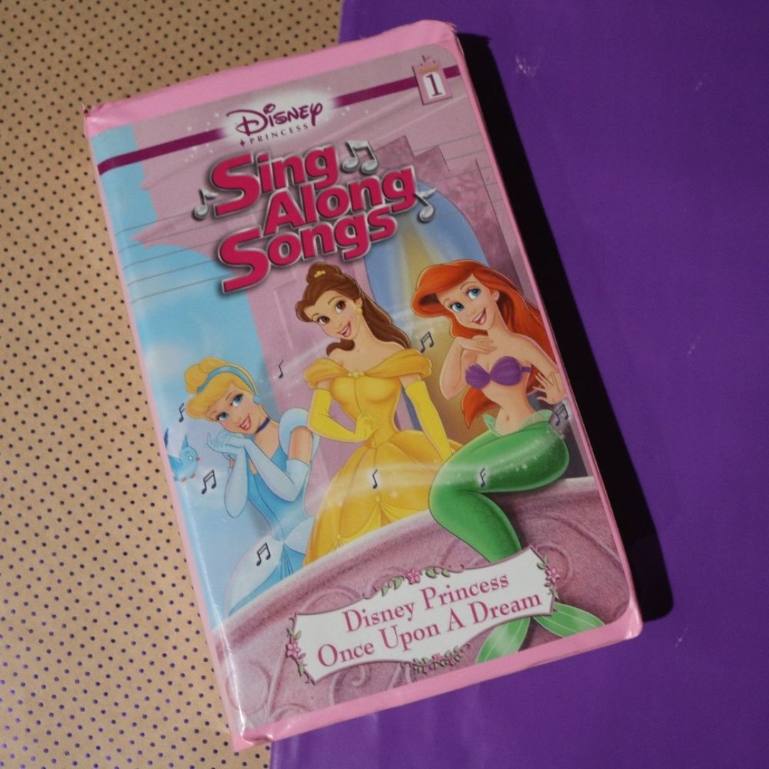 Sing Along Songs Disney Princess VHS