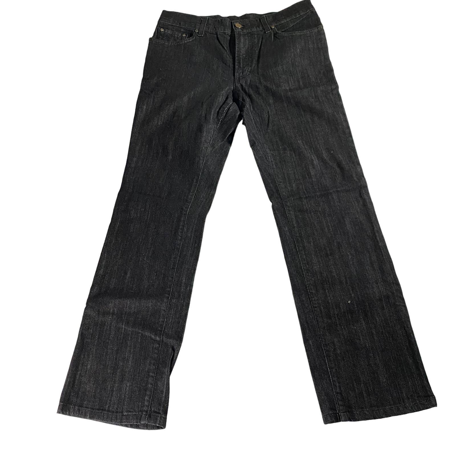 Gianni Versace Medusa Black Jeans Men's 30x28