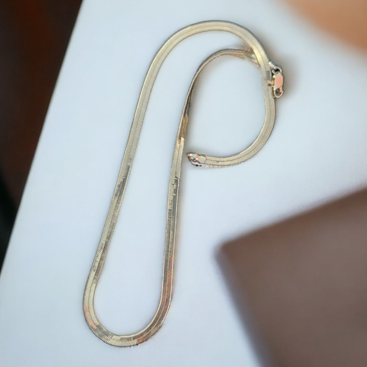Vintage 90s 18 gold plated sterling necklace