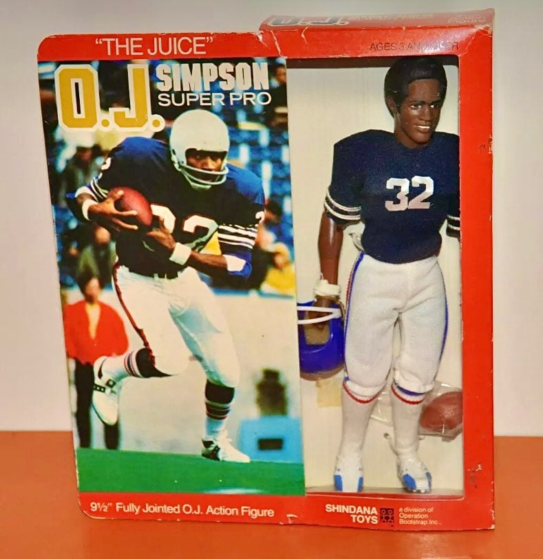 Vintage Shindana OJ Simpson Doll Toy
