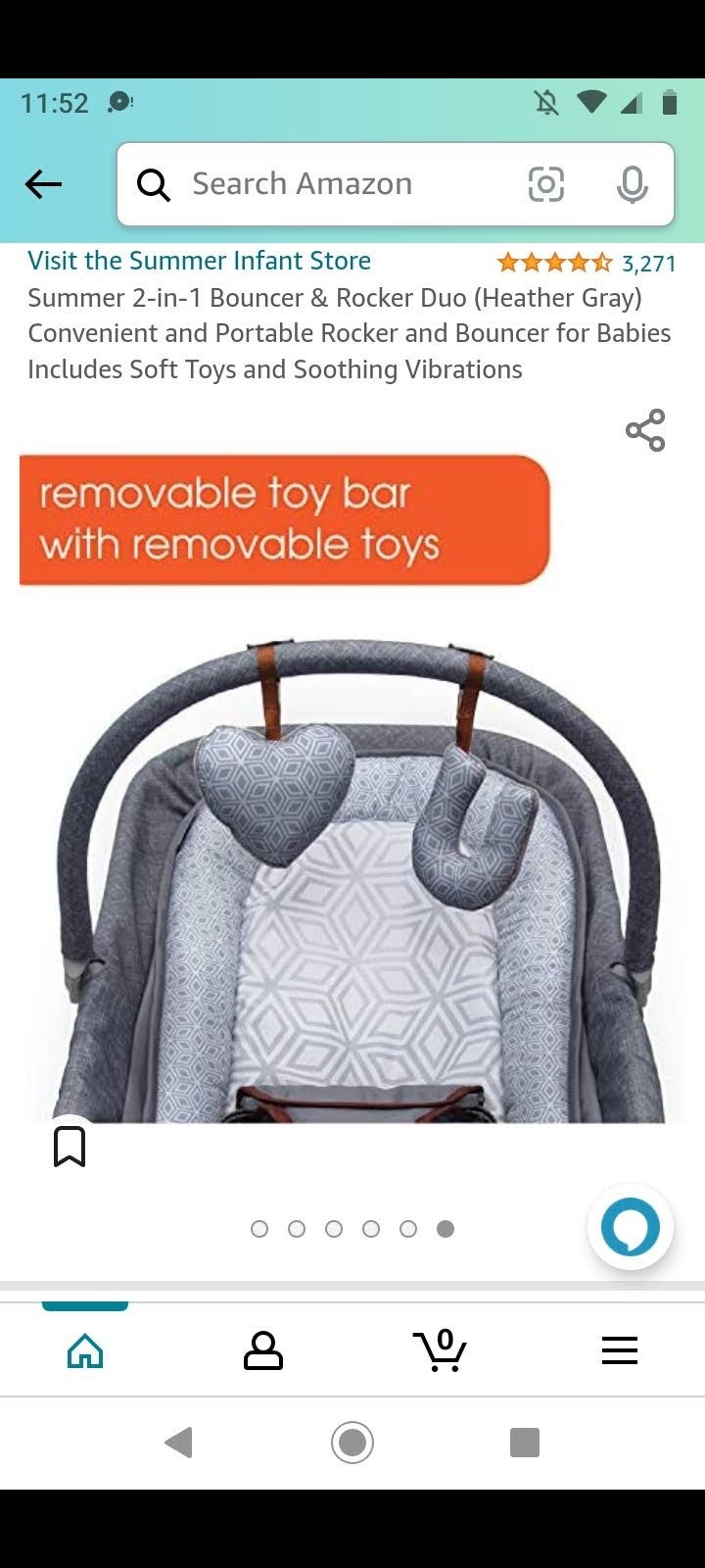 Summer 2-in-1 Baby Bouncer and Rocker