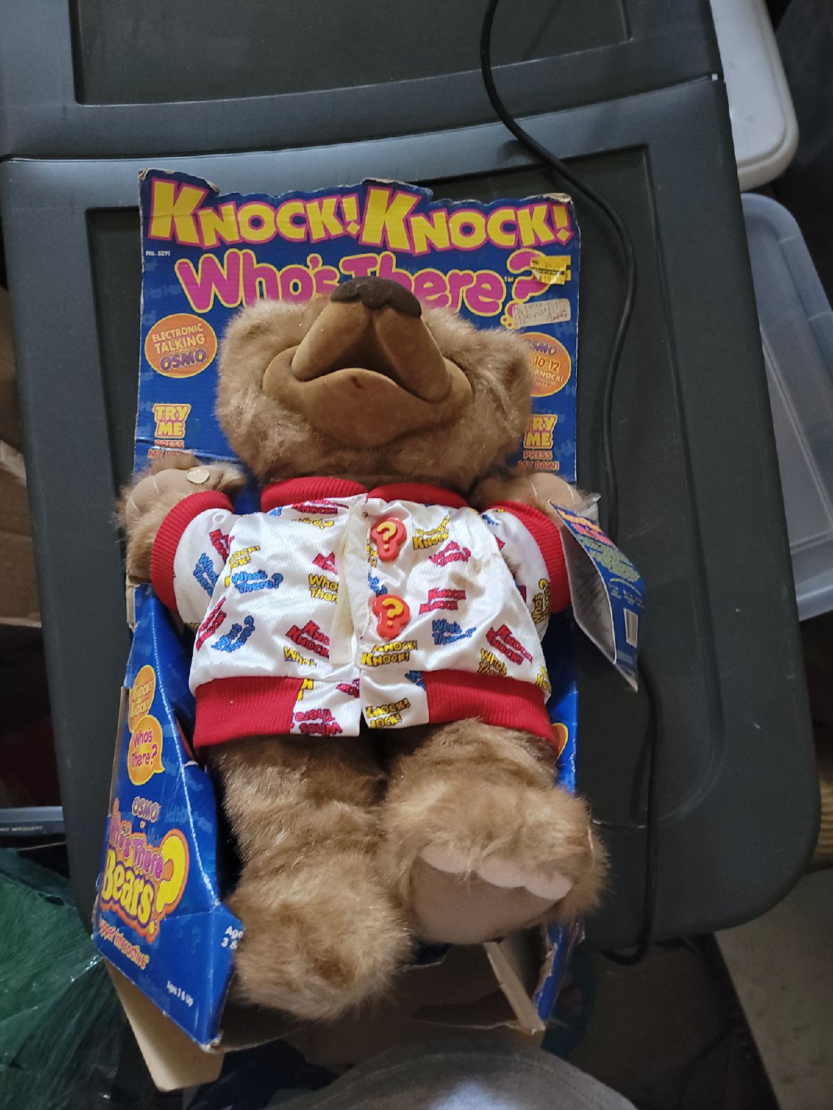 Vintage who's there bear