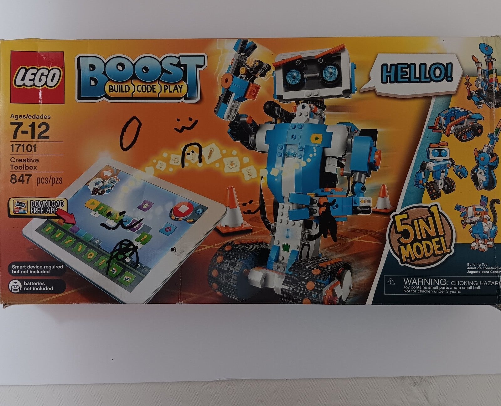 LEGO 17101 Boost Build Code Model 10 Sealed Bags 2,3,4,5,6,6,7,8,10,11 +2 Misc