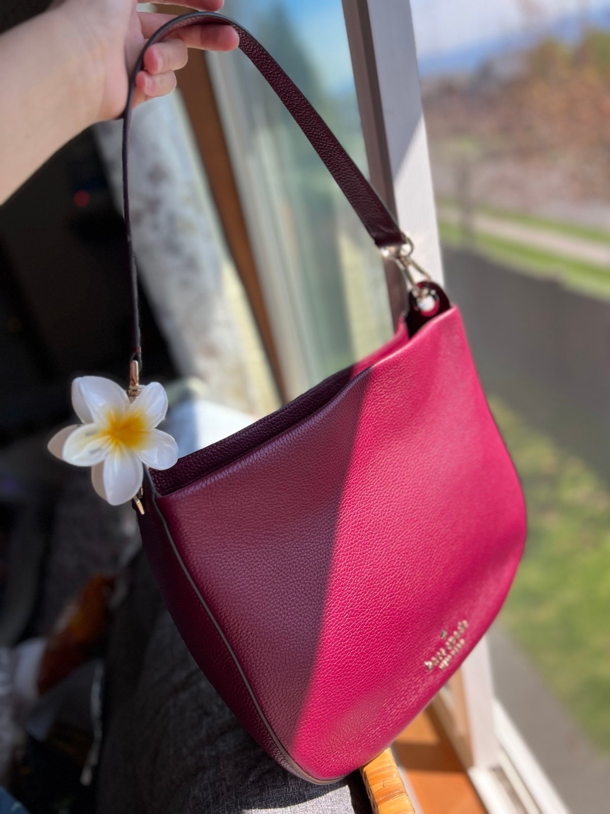 Kate Spade Raspberry Burgundy Wine bag