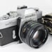 vintage 35mm camera Minolta SRT 201 SLR JAPAN strap Rokkor-x 50mm 1:1.7 lens