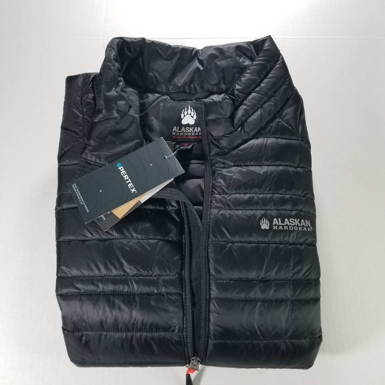 Alaskan Hardgear Down Vest Mens 3XL Black Puffin Puffer Insulated Lightweight