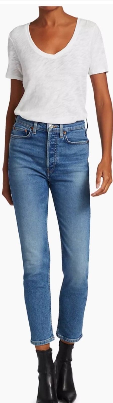 RE/DONE 90s High Rise Ankle Crop 24