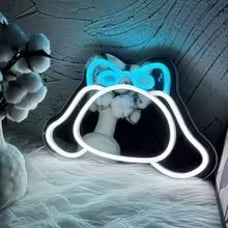 BRAND NEW Cinnamoroll Sanrio LED Mirror Neon Light Room Decor