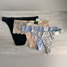 Charter Club, Calvin Klein, btemptd and INC Women’s Thongs and Panties - Large