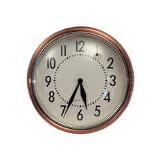 Vintage Sterling & Noble Copper Wall Clock Made in USA