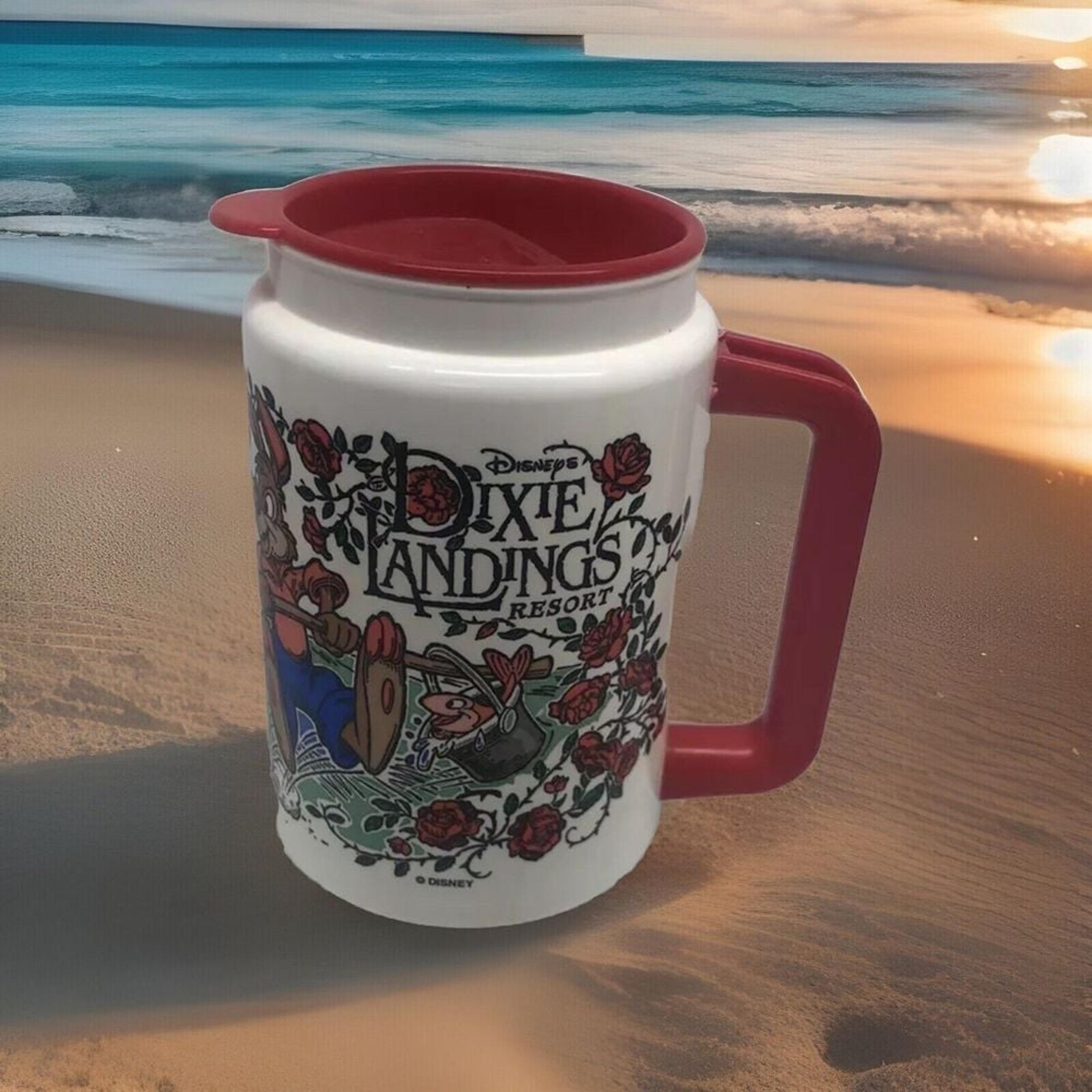 Vtg Disney Dixie Landings Resort Mug Brer Rabbit Coca Cola Splash Mountain Cup