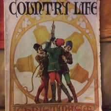 Antique 1931 December Country Life Christmas Magazine