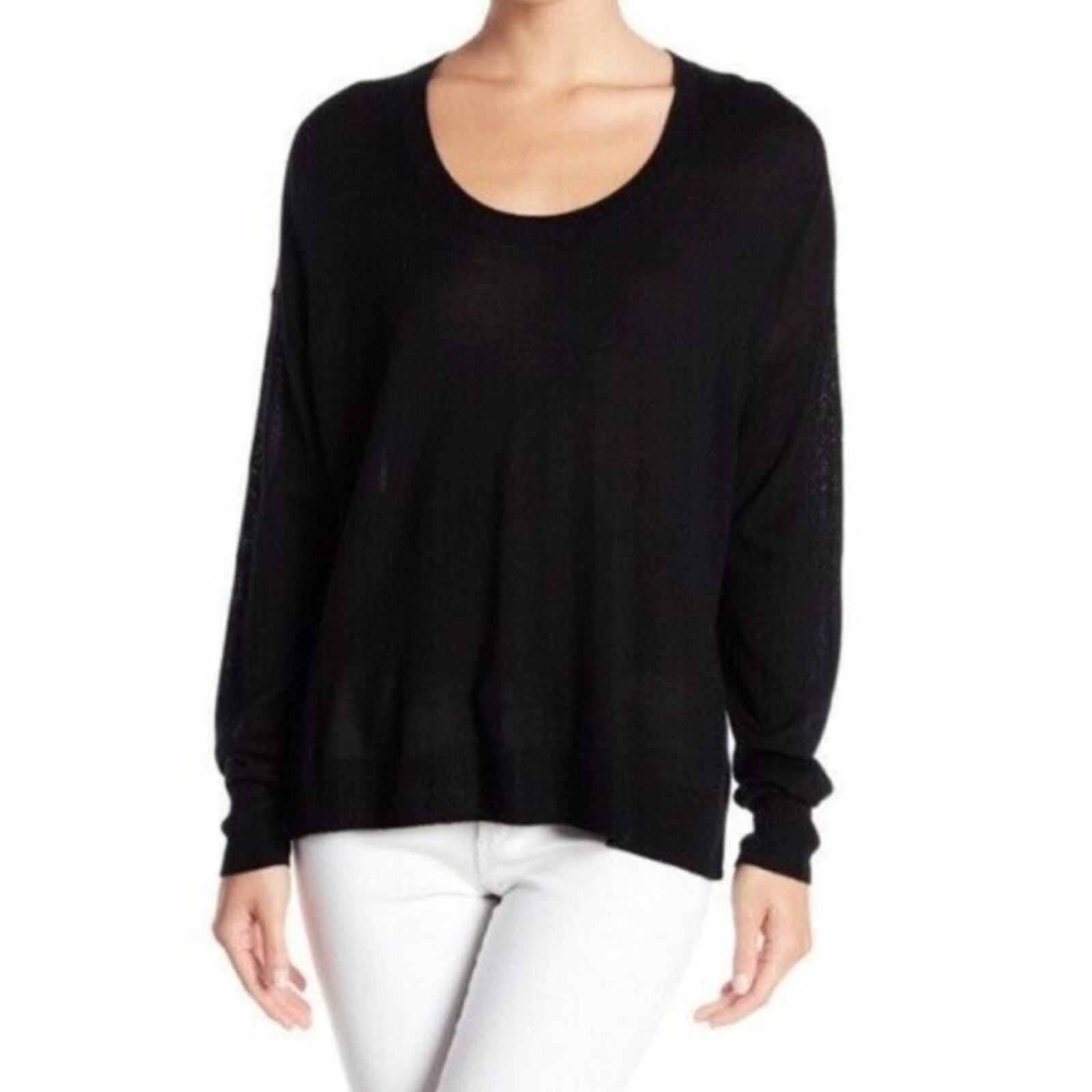 Madewell merino Wool Black Pullover Sweater