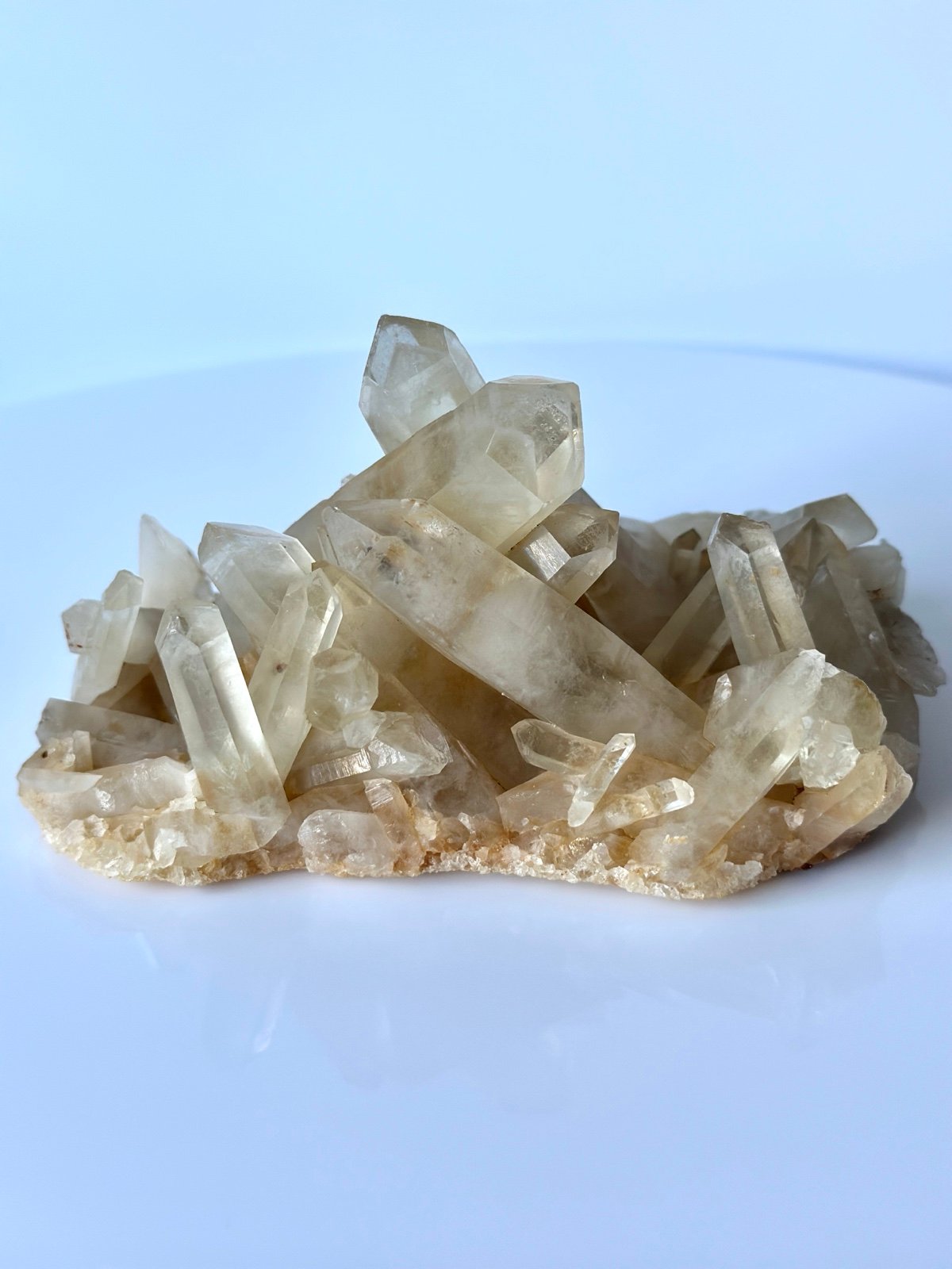 Natural Citrine Crystal Cluster · The Beauty of Raw Mineral Formation