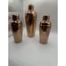 Thirstystone Copper Plated Cocktail Shakers Set Of Three 28 Oz (1) And 10 Oz (2)