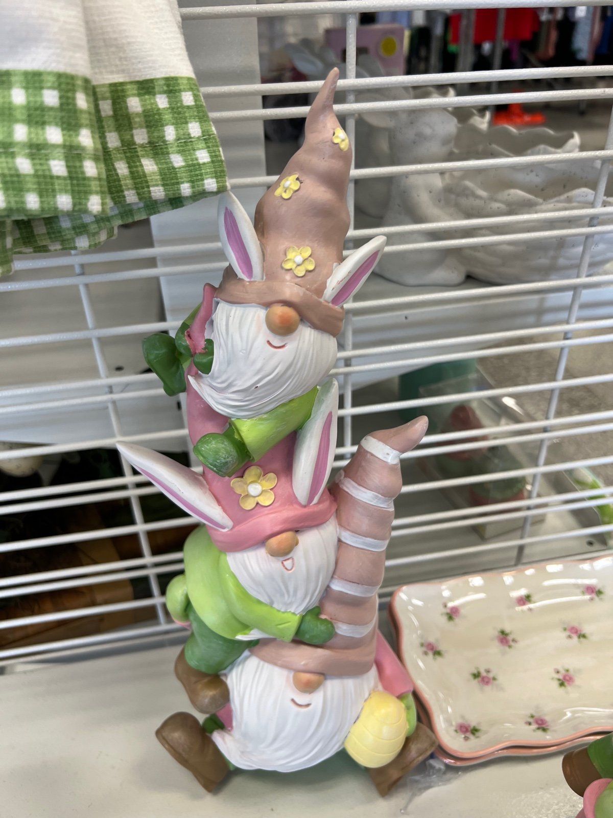 Happy Easter Pastel Trio Gnomes Decor