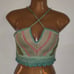 Handmade Crochet Fleetwood Sparkly Halter Festival Top