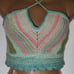 Handmade Crochet Fleetwood Sparkly Halter Festival Top