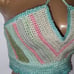 Handmade Crochet Fleetwood Sparkly Halter Festival Top