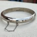 Vintage sterling hinged bracelet
