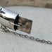 Vintage sterling hinged bracelet