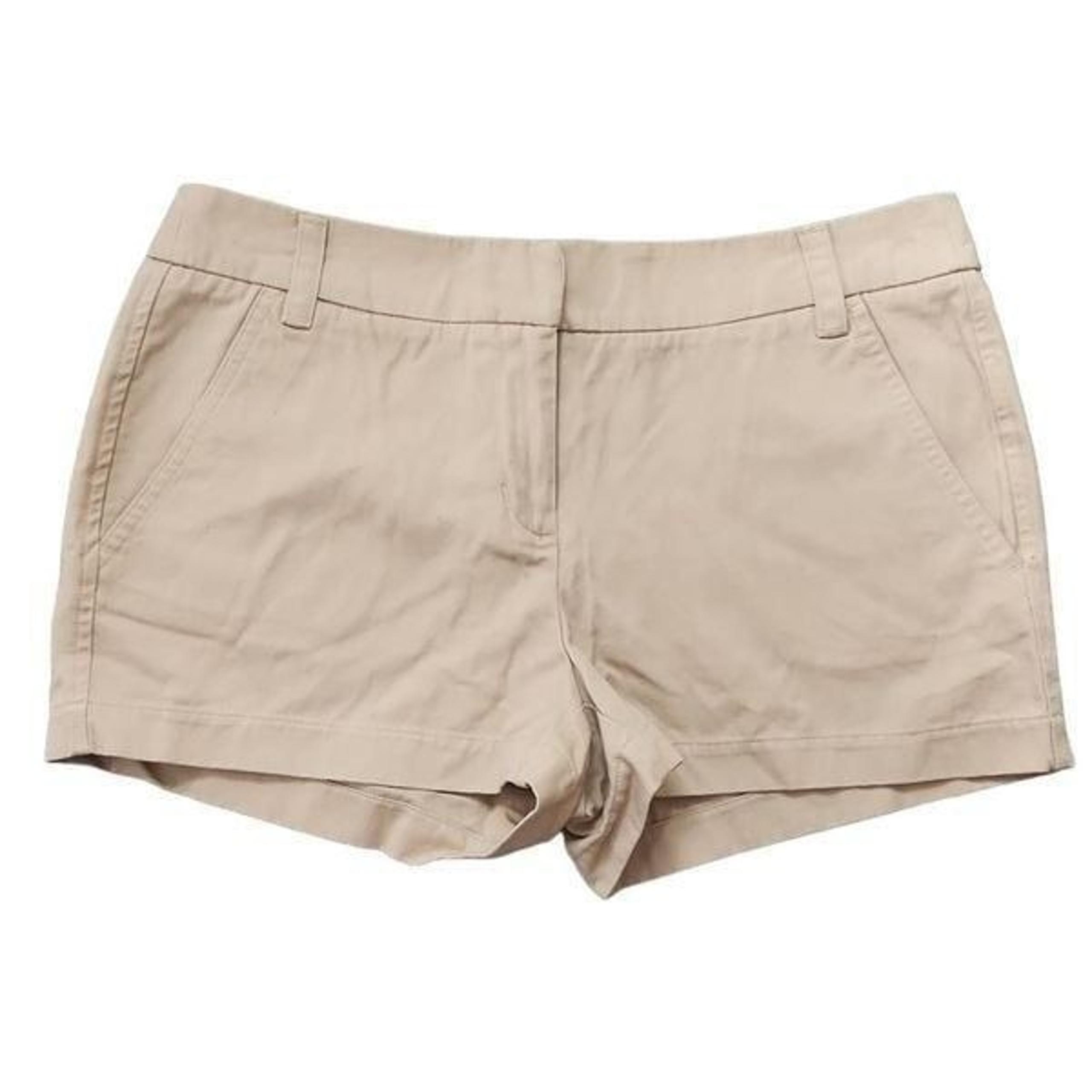 Forever 21 Women's Size 8 Khaki Chino Flat Front Shorts