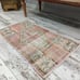 brown door mat, turkish rug, vintage rug, small rug, home decor rug, toilet floo