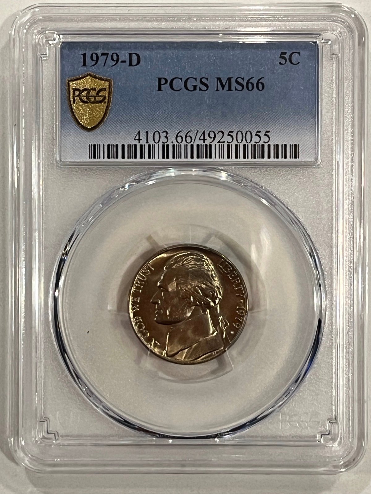 PCGS 1979 D Jefferson Nickel MS66