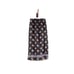 Markus Lupfer Floral Silk Peasant Skirt Long Slit Ruffle Black Stripe S FLAWS