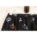 Markus Lupfer Floral Silk Peasant Skirt Long Slit Ruffle Black Stripe S FLAWS