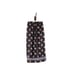 Markus Lupfer Floral Silk Peasant Skirt Long Slit Ruffle Black Stripe S FLAWS