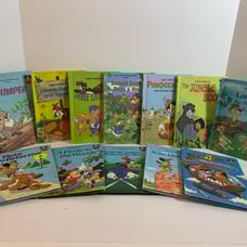 Vintage Walt Disney Wonderful World Of Reading Children’s Books Lot 1970/80’s
