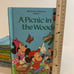 Vintage Walt Disney Wonderful World Of Reading Children’s Books Lot 1970/80’s