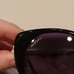 Swarovski Shiny Black Sunglasses brand new
