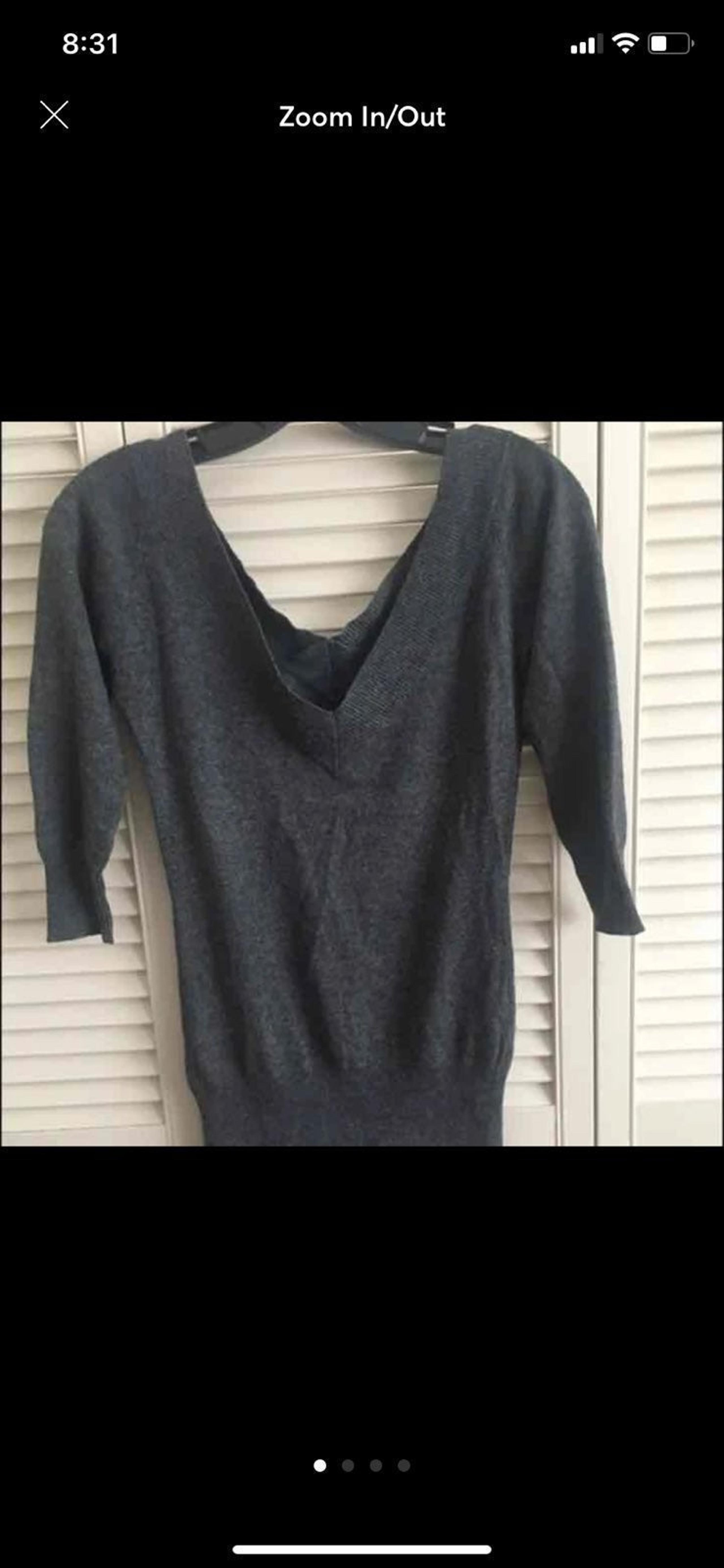 Central Park West V-neck Sweater - Gray