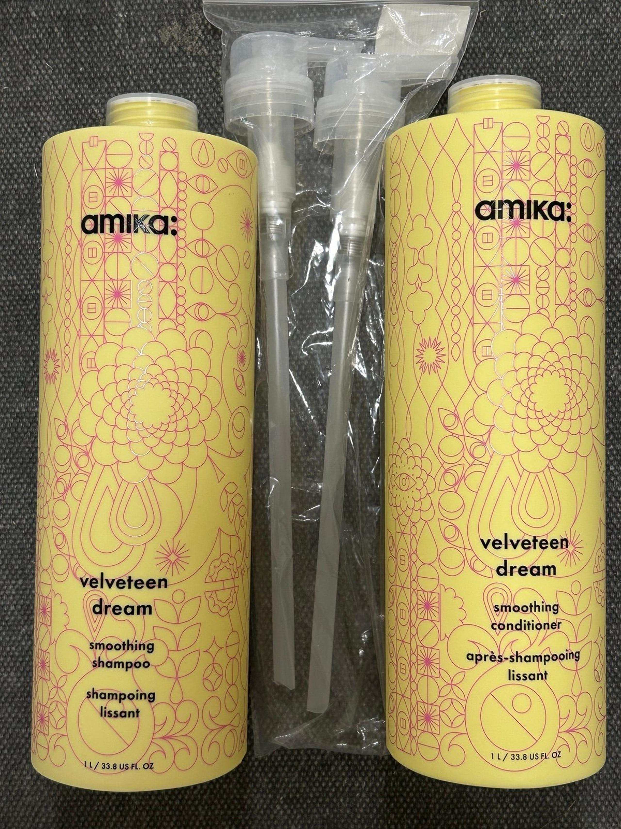 Amika LITERS Velveteen Dream duo with PUMPS