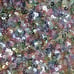 Lulu's Women's Cream Sequin Show Stopper Sparkle Tie Strap Crop Top Size Medium