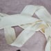 Lulu's Women's Cream Sequin Show Stopper Sparkle Tie Strap Crop Top Size Medium