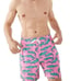NWOT Chubbies Lined Classic Swim Trunk Men Glades Pink Alligator XXXL 7”