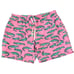NWOT Chubbies Lined Classic Swim Trunk Men Glades Pink Alligator XXXL 7”