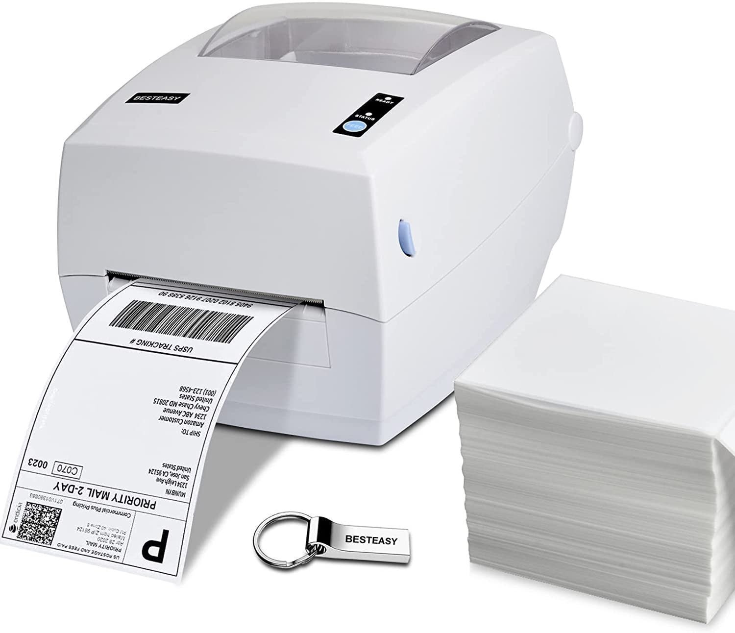 Thermal Label Printer,4x6 Shipping Label Printer High Speed