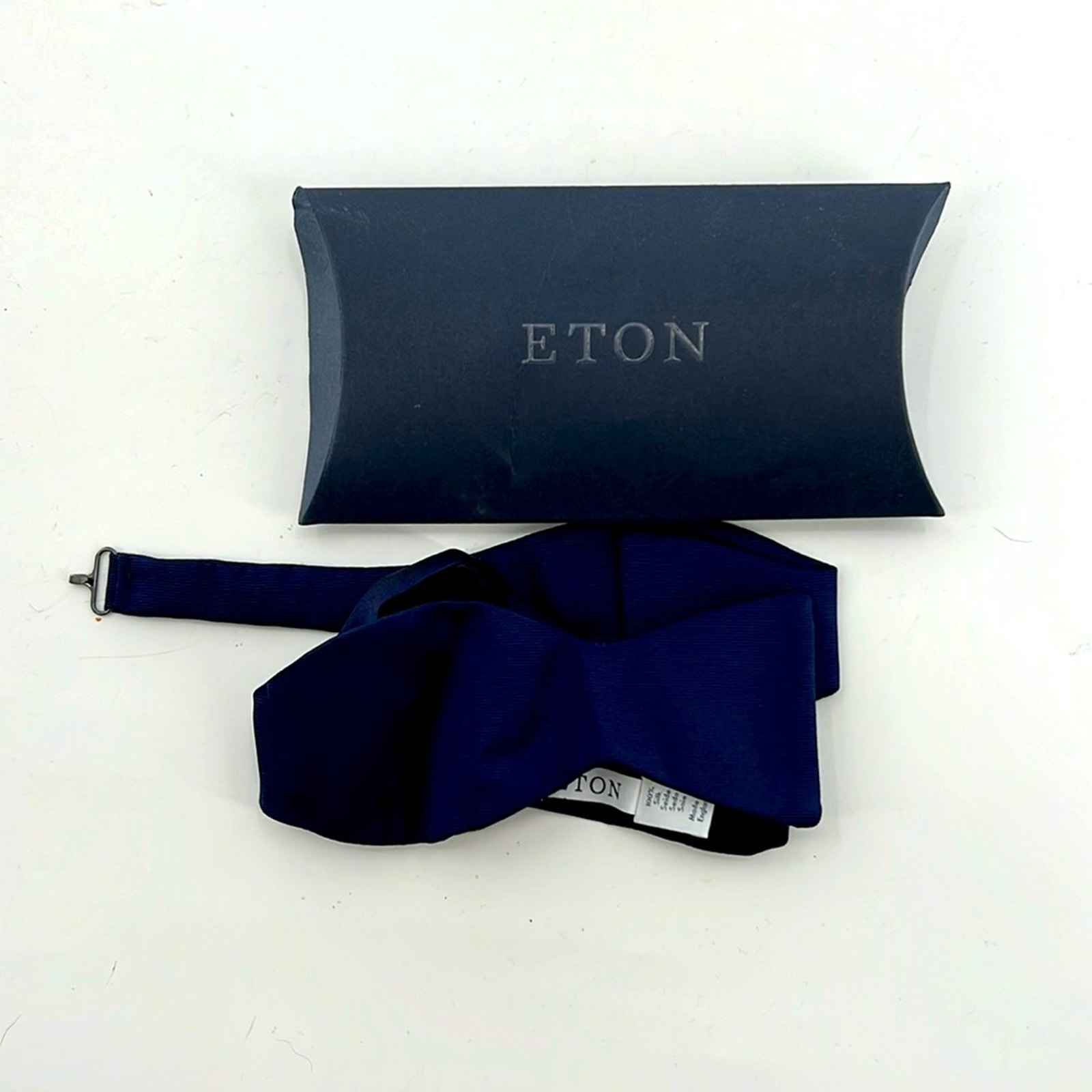 ETON Silk Bow Tie - Navy - New without tags