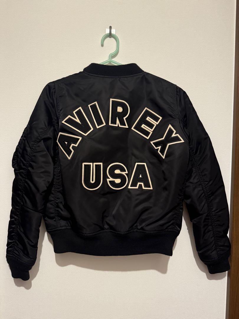 AVIREX MA-1 Flight Jacket USA Back Logo