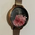 Ted Baker Kate Watch with 36mm Black Face With Flowers & RoseGold MeshBracelet
