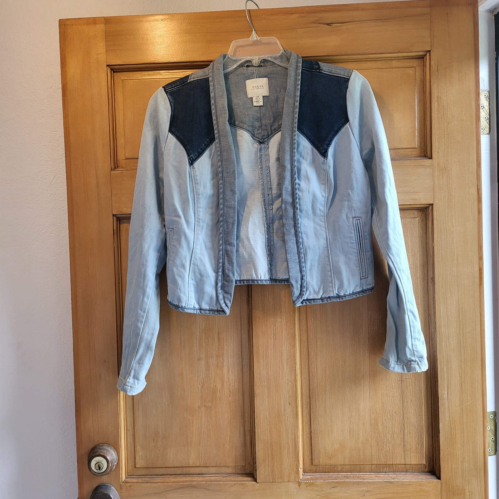 Guess 81 Denim Jacket Rare Find Size Large