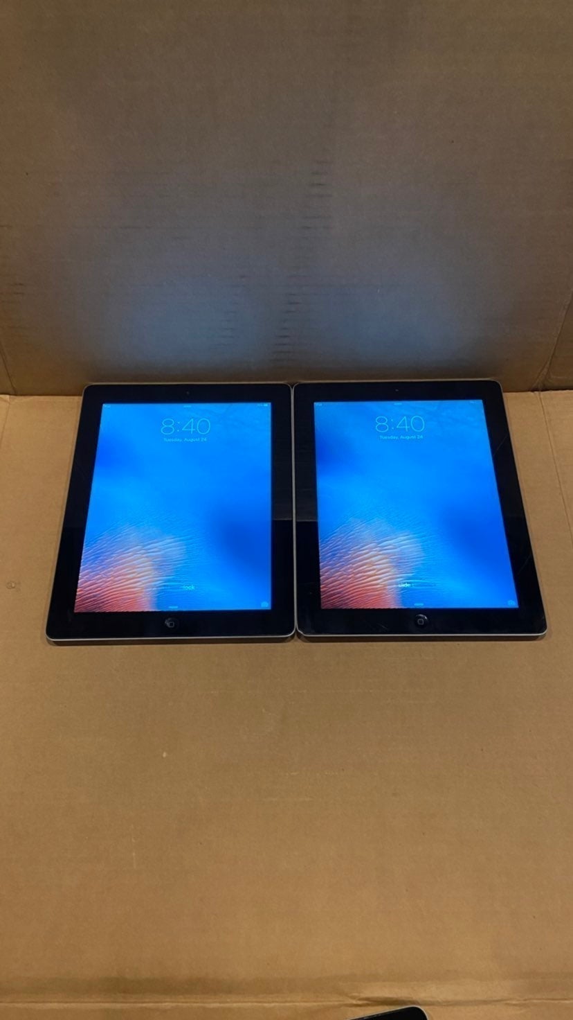 Lot of 2 Apple iPad 2nd Gen WiFi Tablets 9.7 - FAST SHIPPING - Sale Price